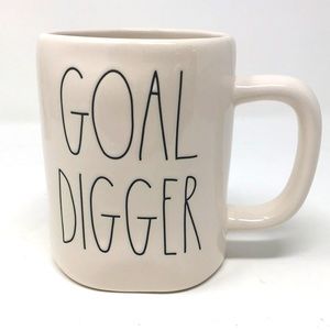 Rae Dunn Gold Digger 16 oz Mug by Magenta